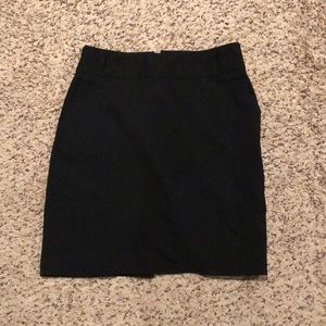 Banana Republic black pencil skirt